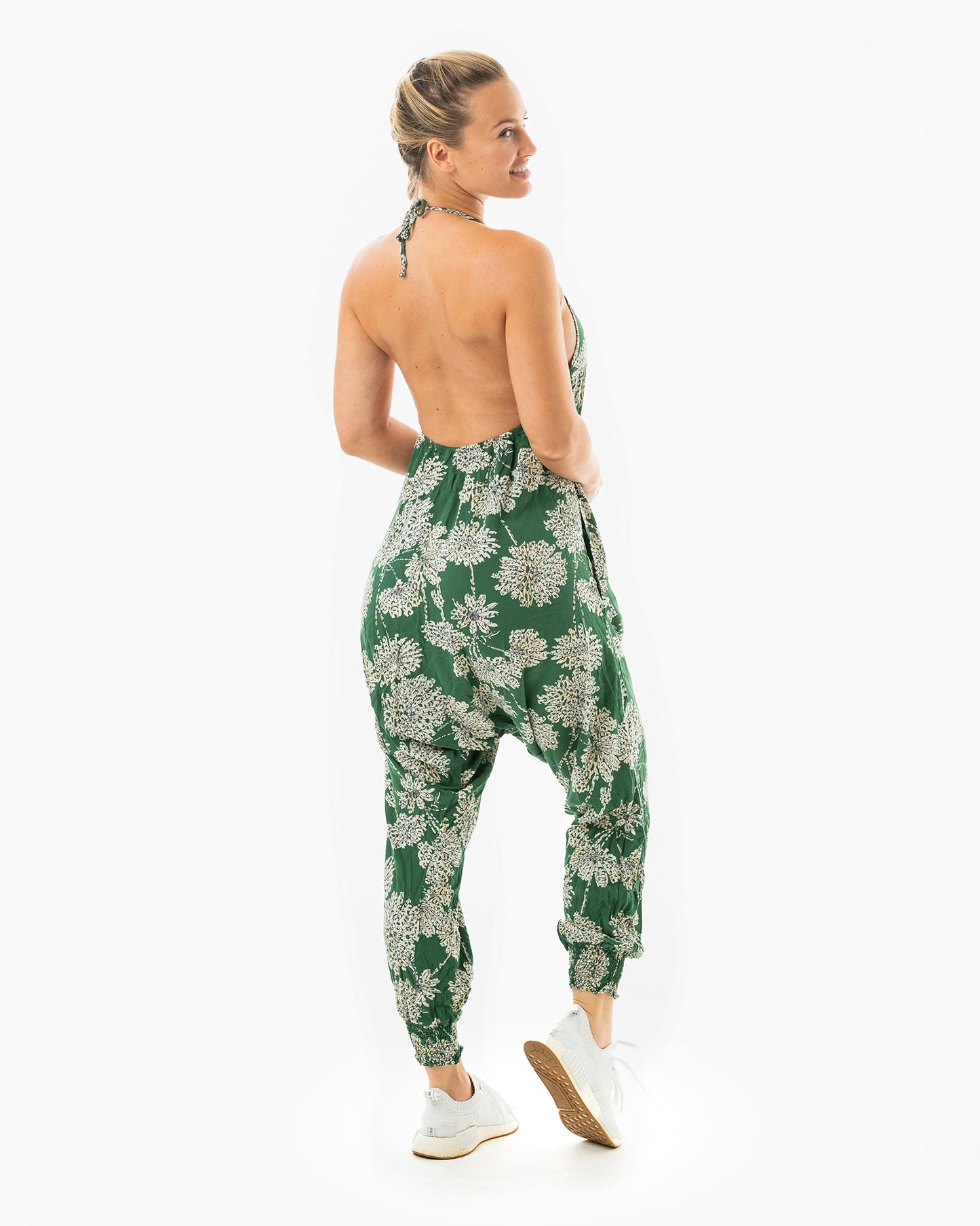 Flower Harem Jumpsuit