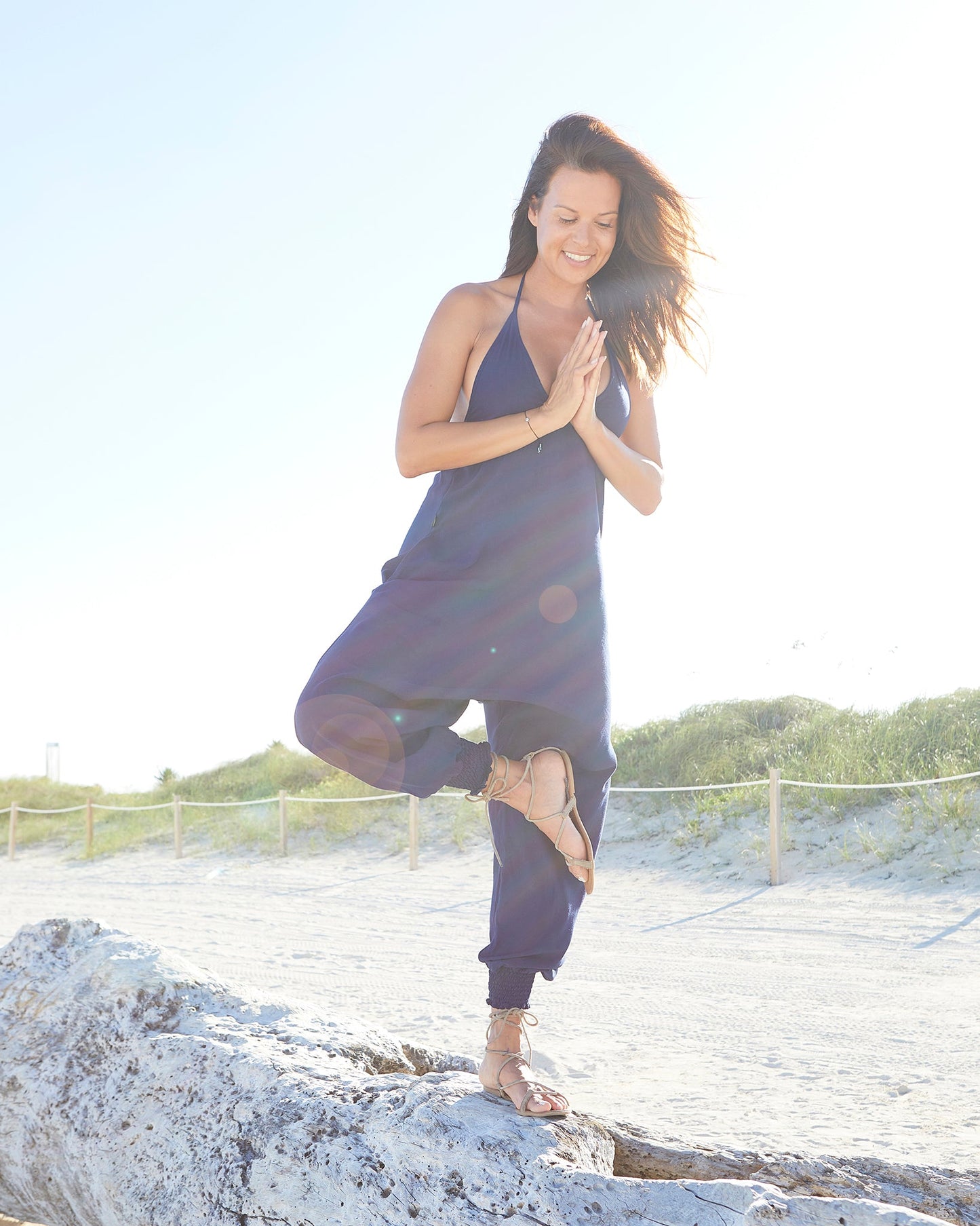 Solid Harem Jumpsuit