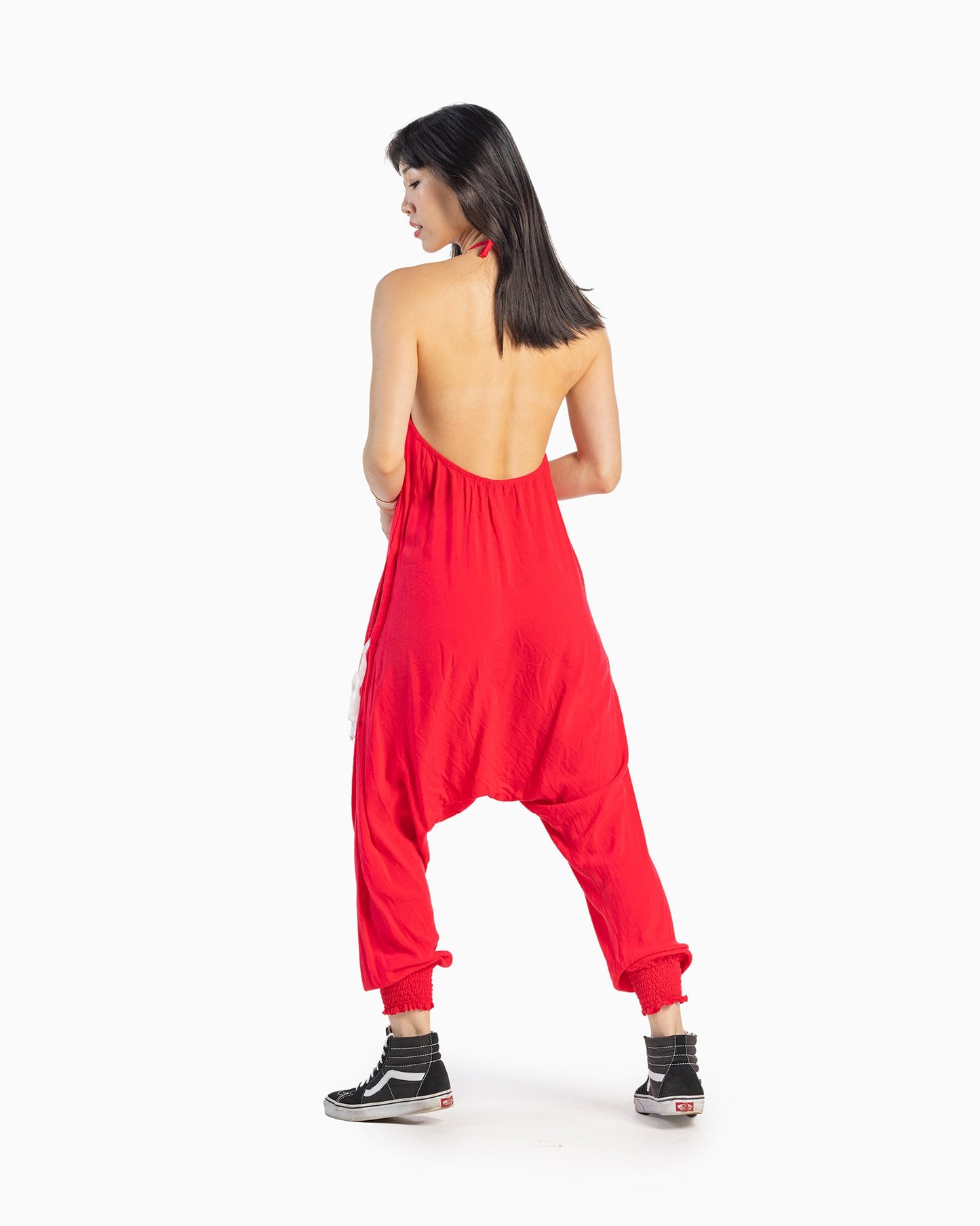 Solid Harem Jumpsuit