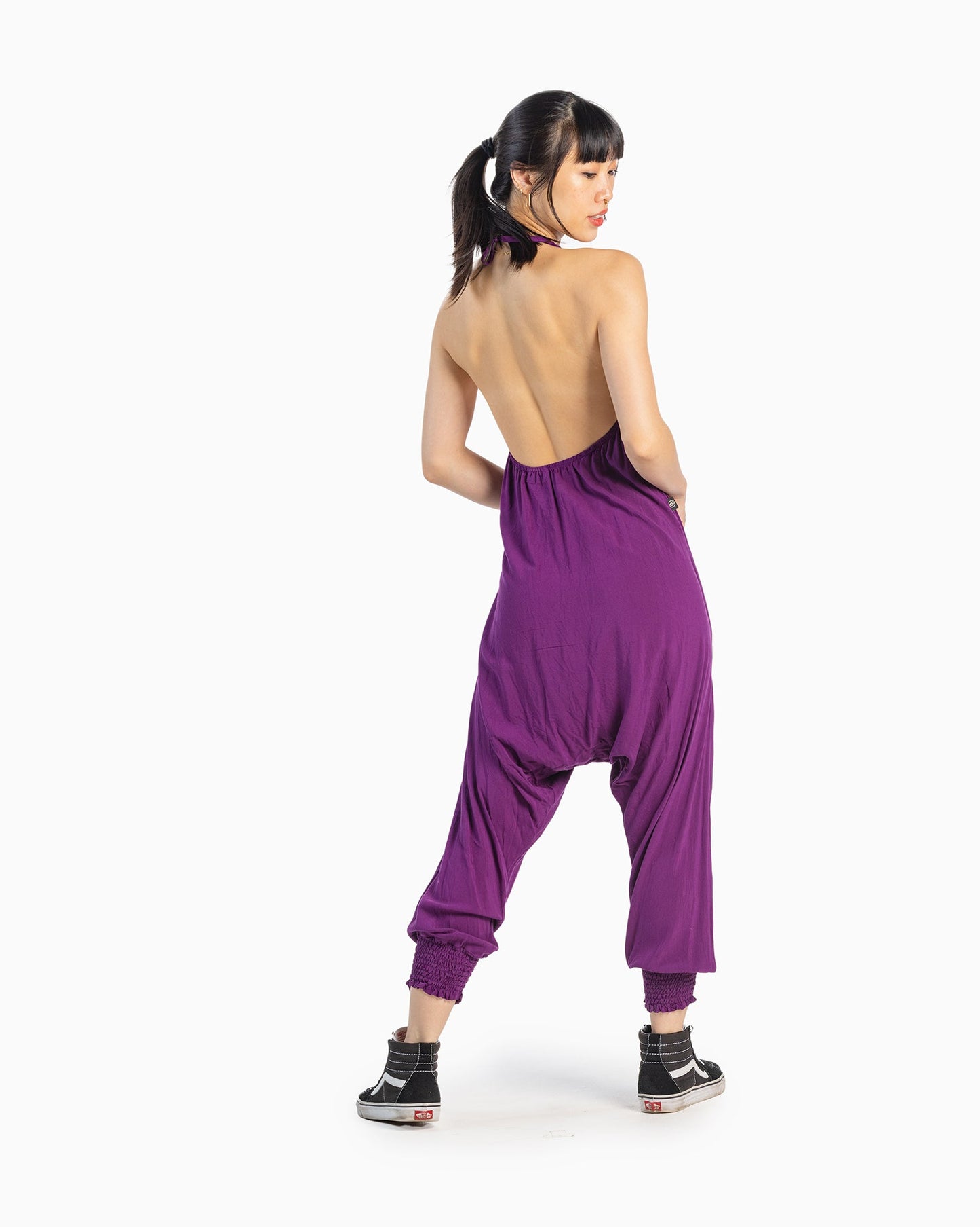 Solid Harem Jumpsuit