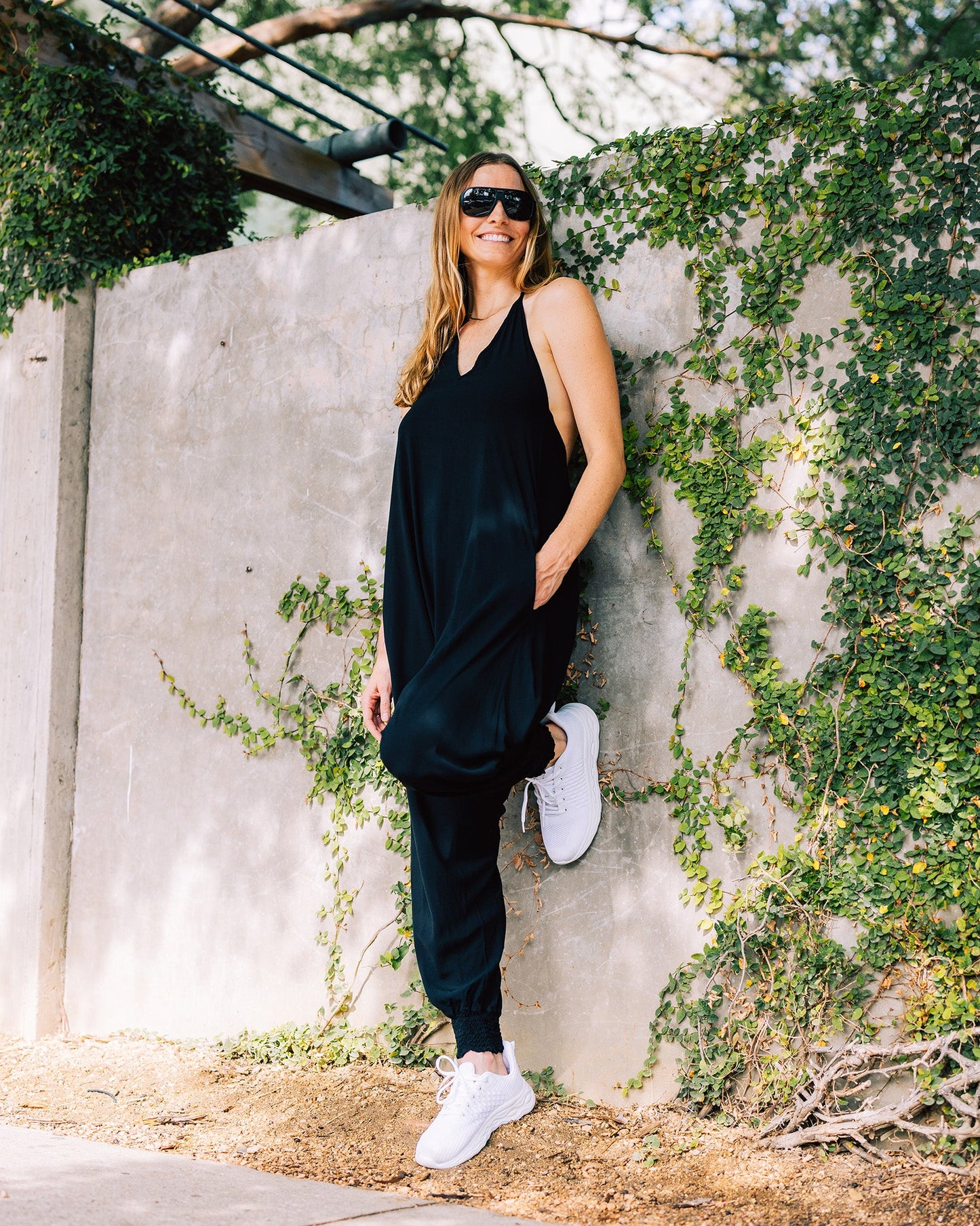 Solid Harem Jumpsuit