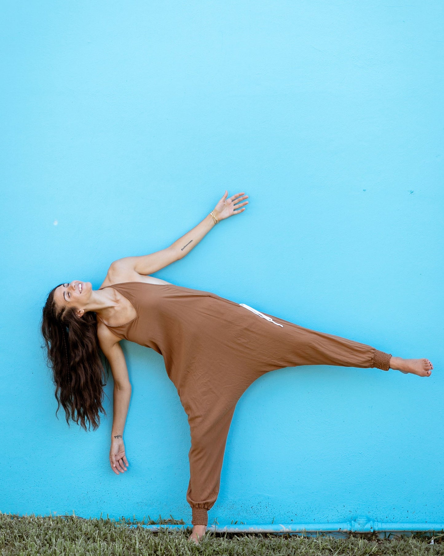 Solid Harem Jumpsuit