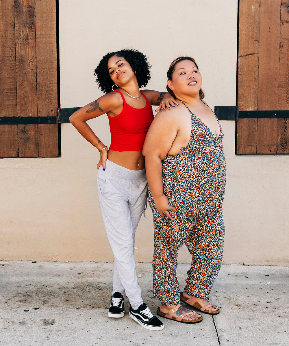 Flower Harem Jumpsuit