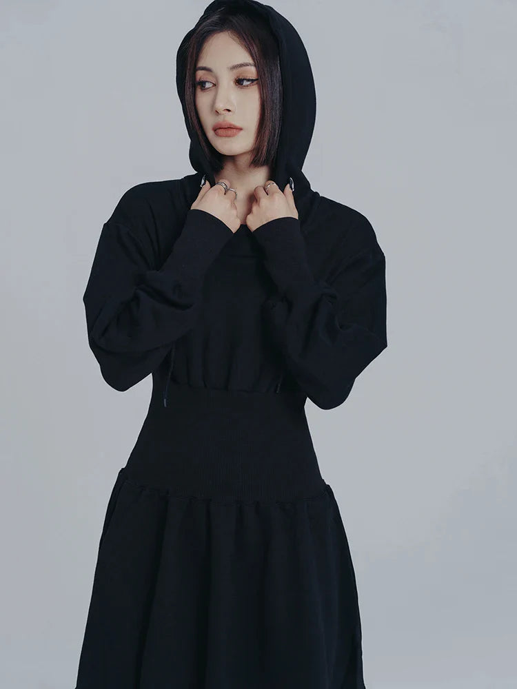 Egreeg Hooded Mini Dress