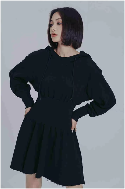 Egreeg Hooded Mini Dress