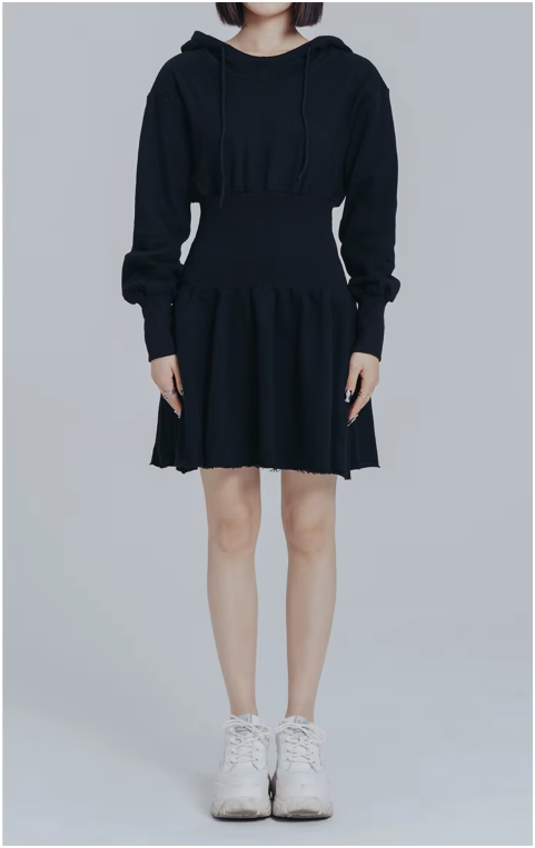 Egreeg Hooded Mini Dress