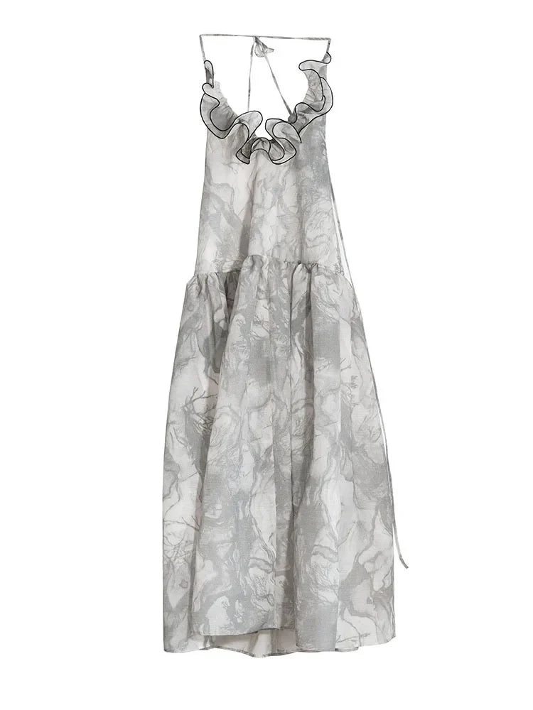 Marabella Ruffle Halter