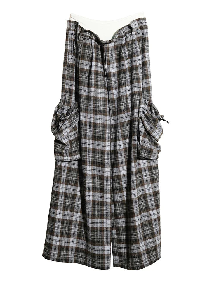 Docter Plaid Cargo Pocket Pants