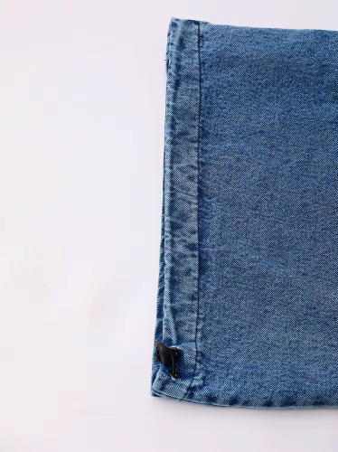 Rie High Waisted Pocket Denim Overalls