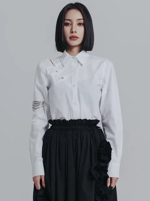 Cranaken Slit Button Up