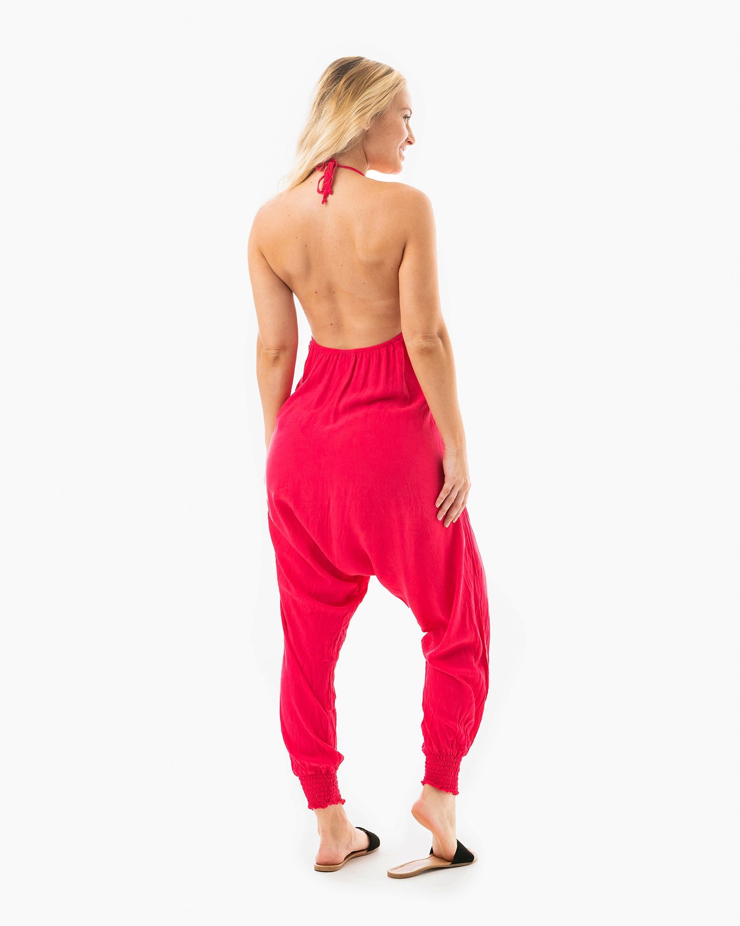 Solid Harem Jumpsuit