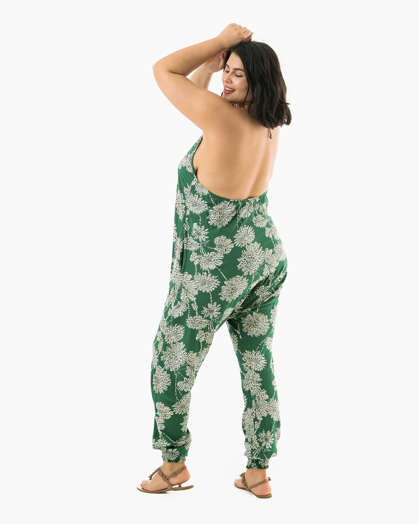 Flower Harem Jumpsuit