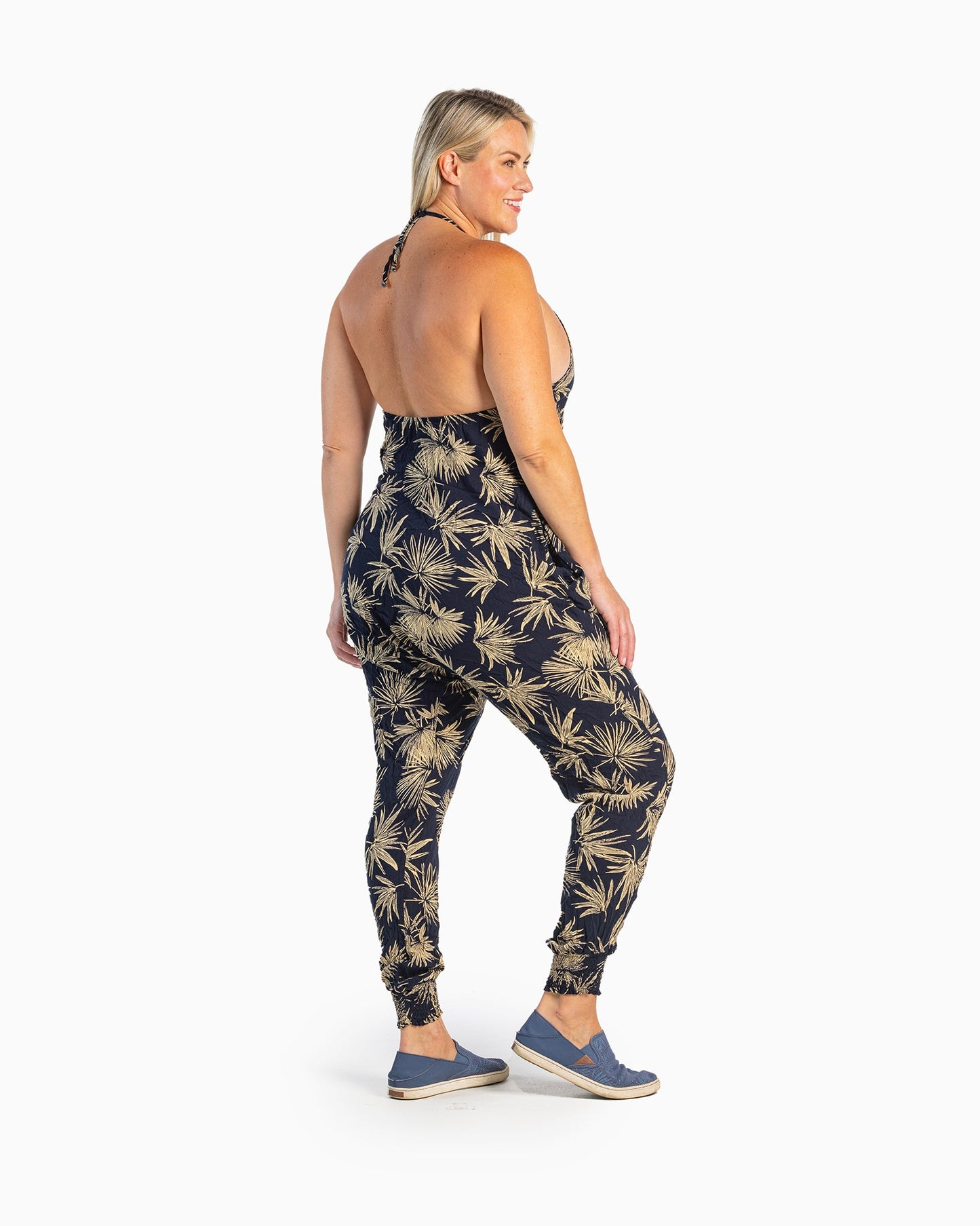 Flower Harem Jumpsuit