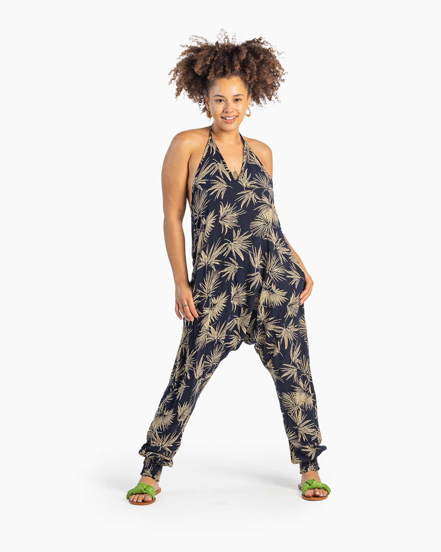 Flower Harem Jumpsuit