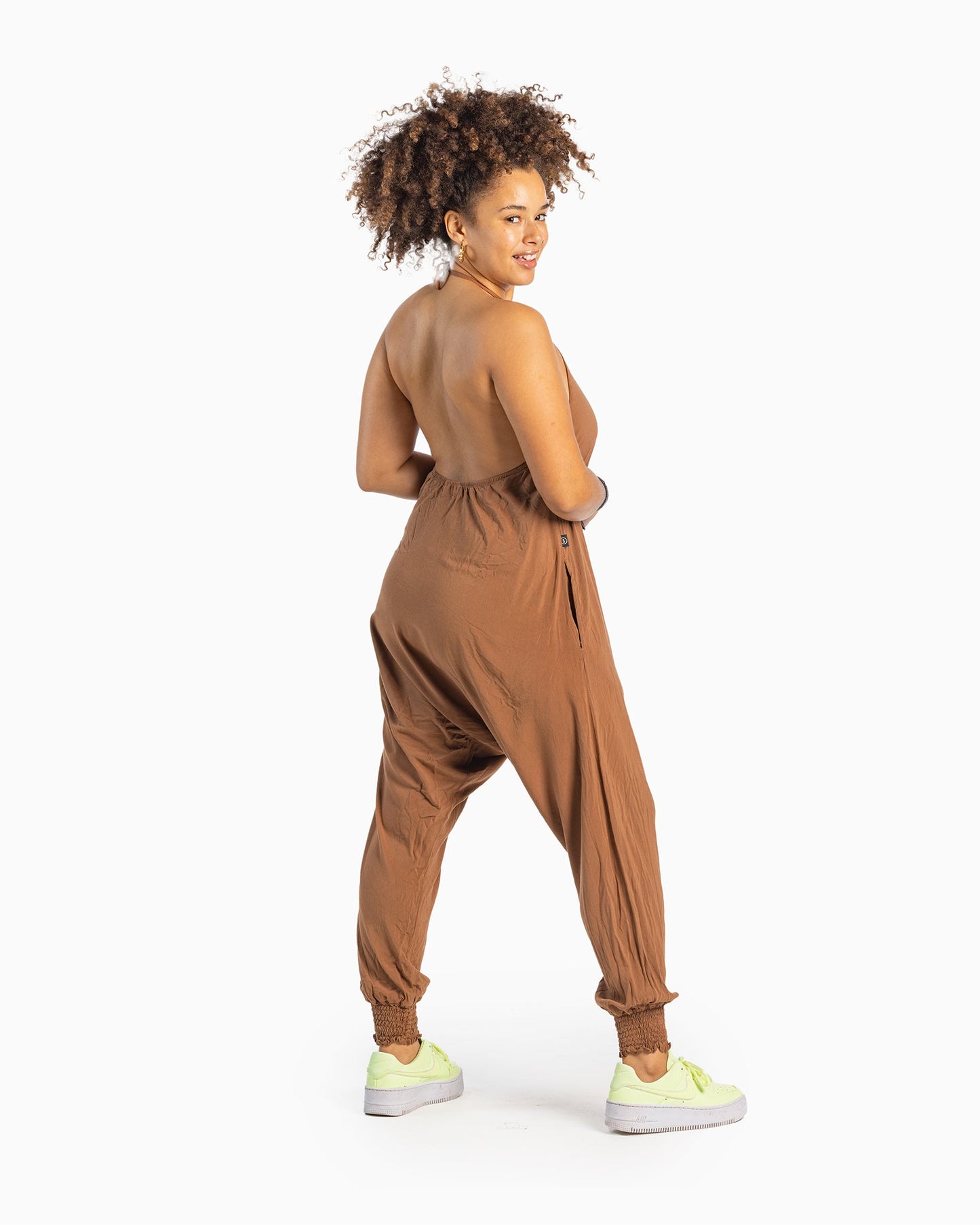 Solid Harem Jumpsuit