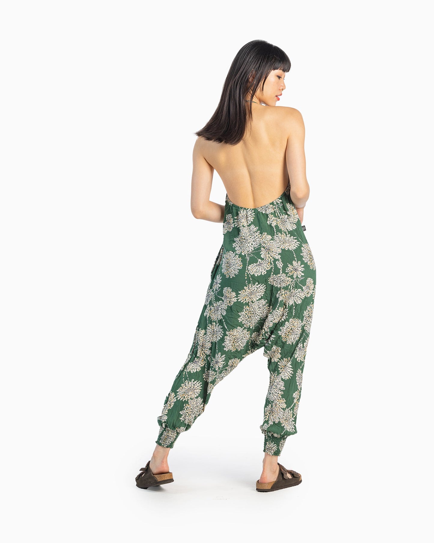 Flower Harem Jumpsuit