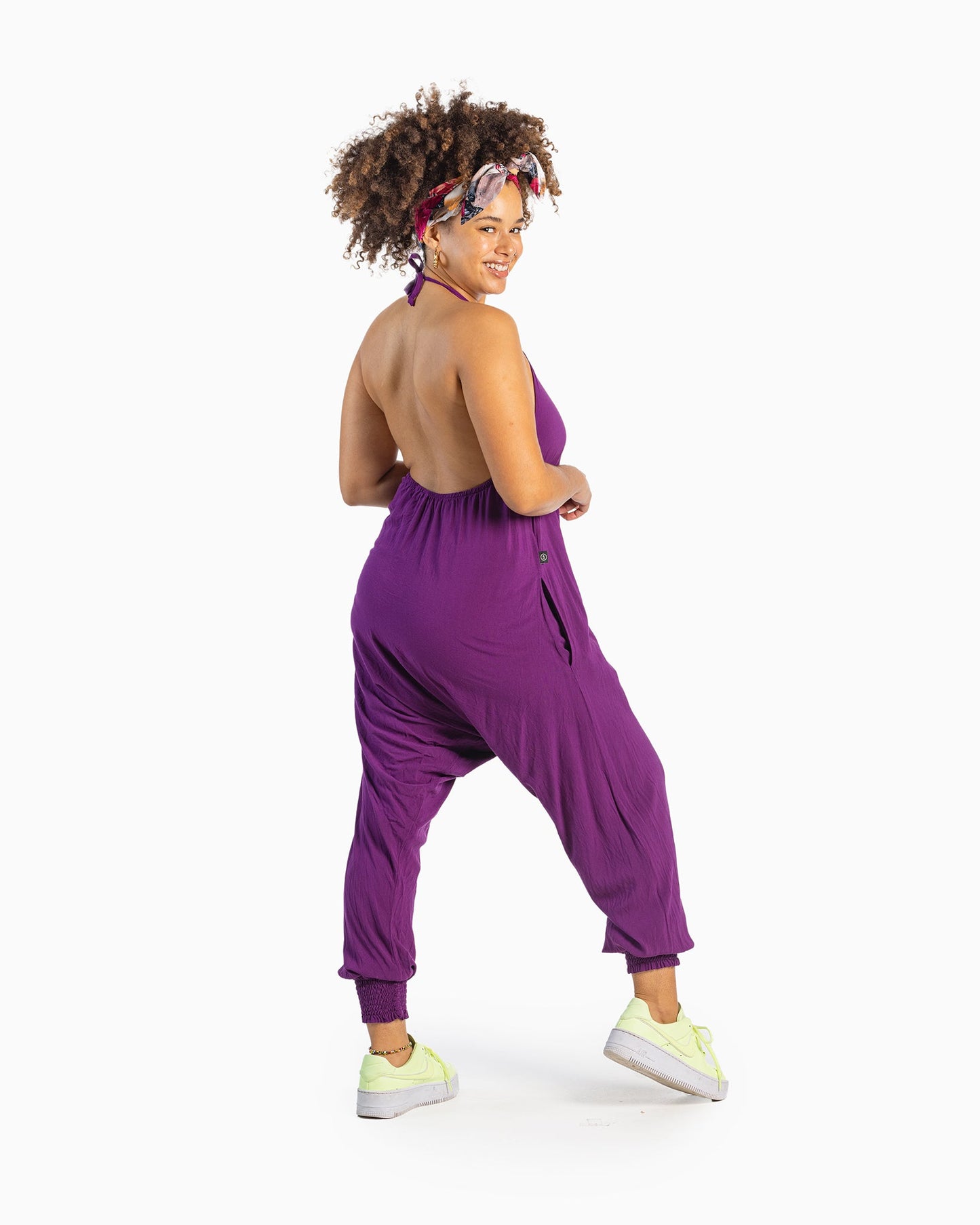Solid Harem Jumpsuit