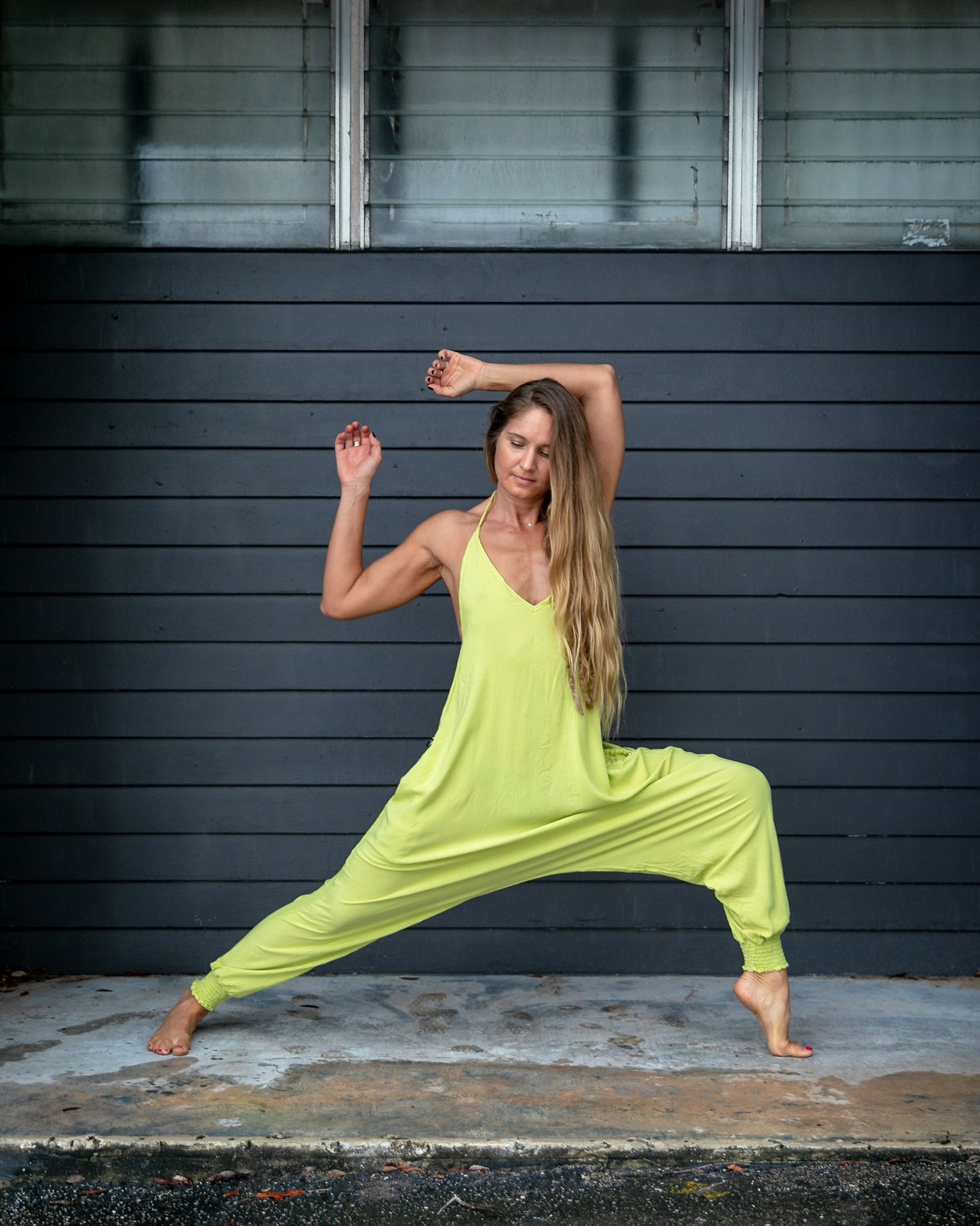 Solid Harem Jumpsuit