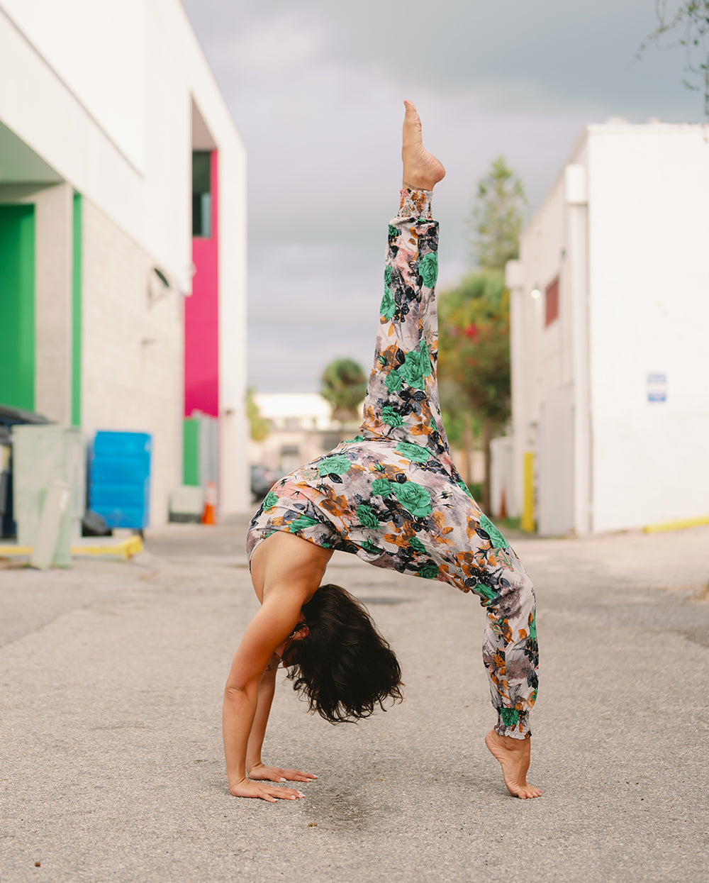 Flower Harem Jumpsuit