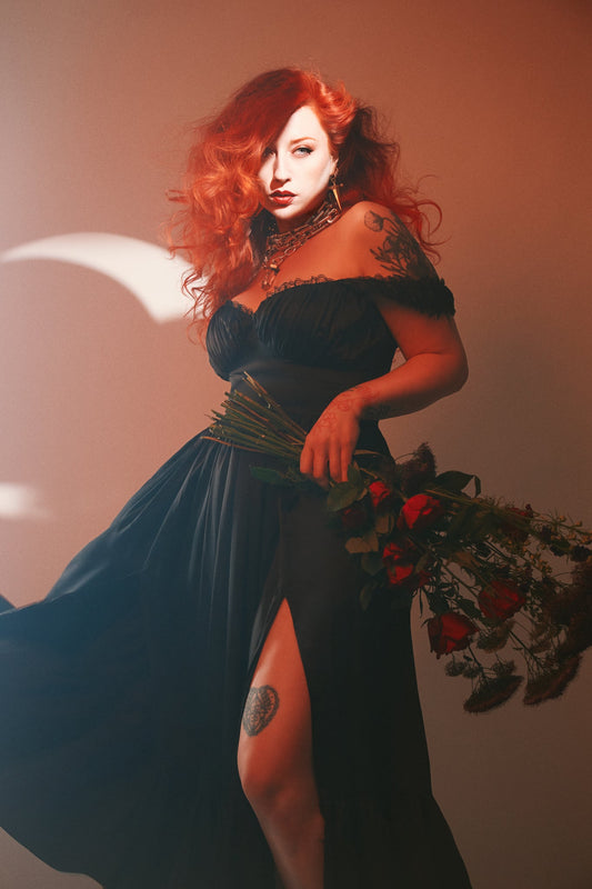 Cosette Maxi Dress in Black