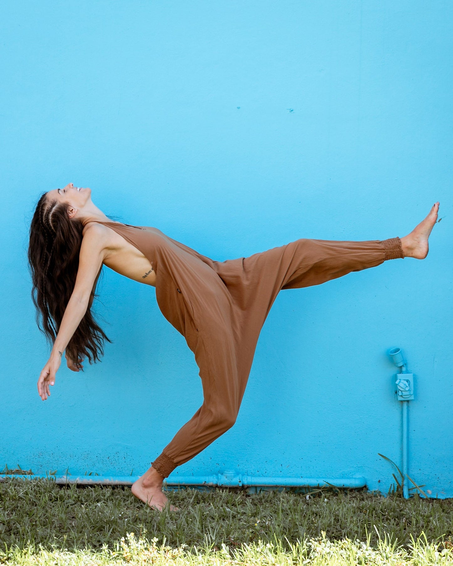 Solid Harem Jumpsuit
