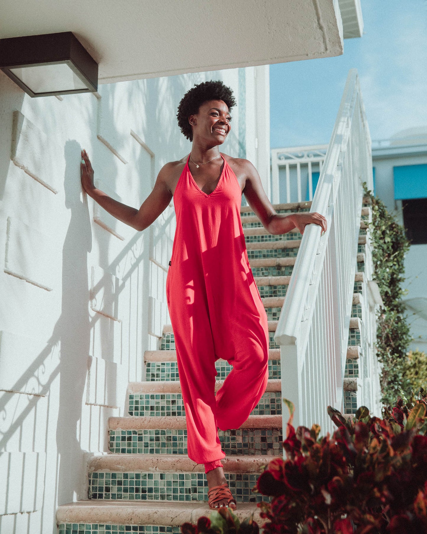 Solid Harem Jumpsuit