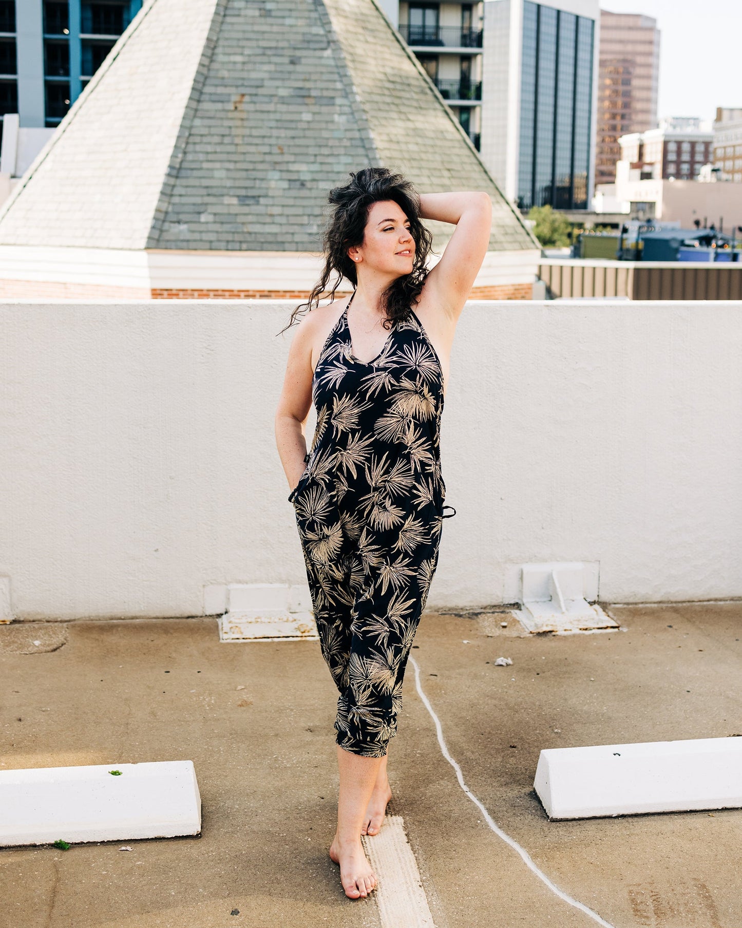 Flower Harem Jumpsuit