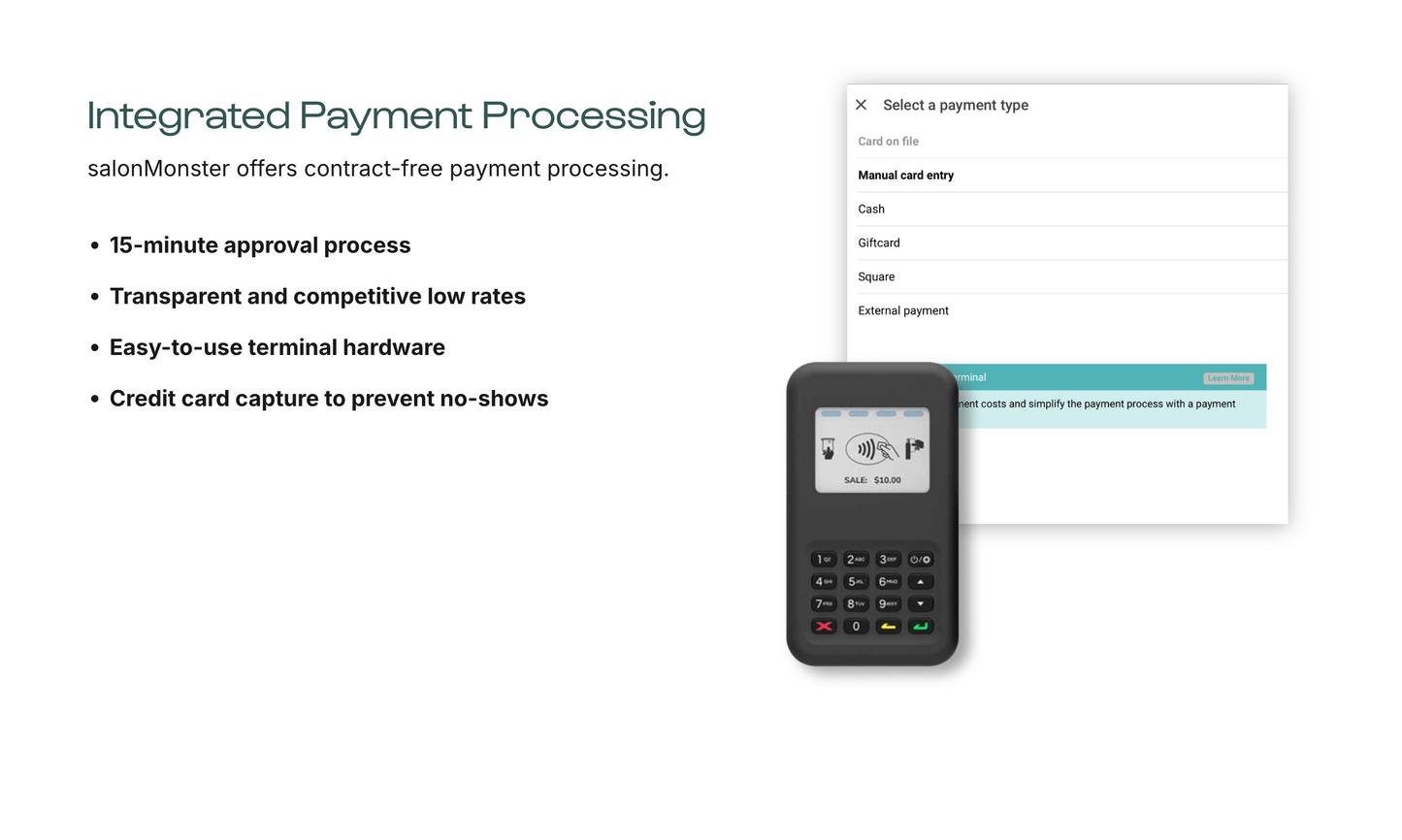 salonMonster - Modern Booking Software