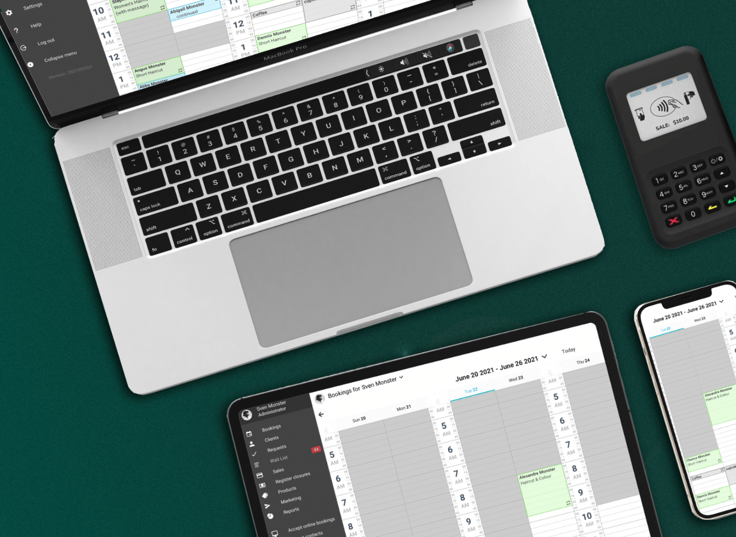 salonMonster - Modern Booking Software