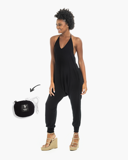 Solid Harem Jumpsuit