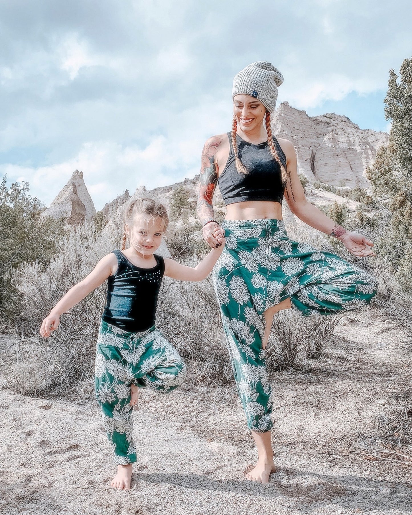Flower Harem Jumpsuit