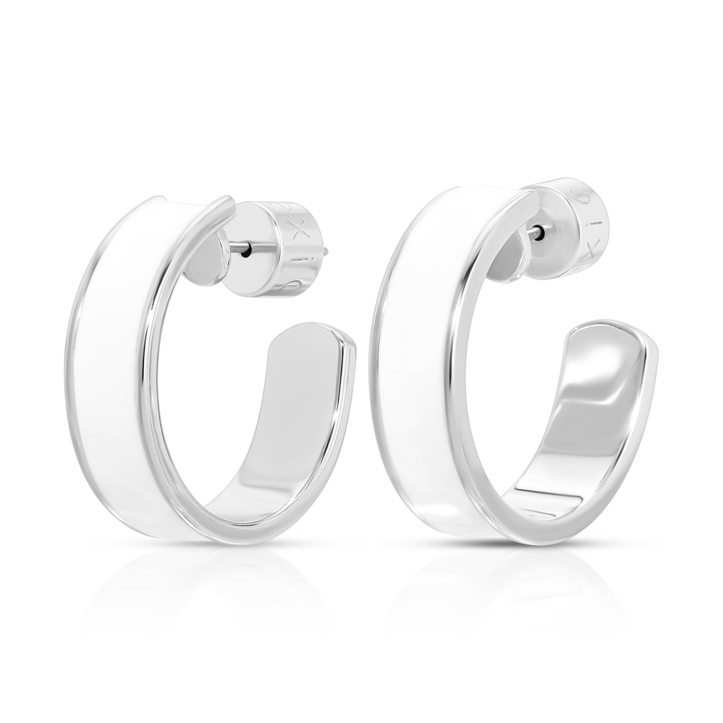 3/4" ENAMEL HOOPS by Eklexic