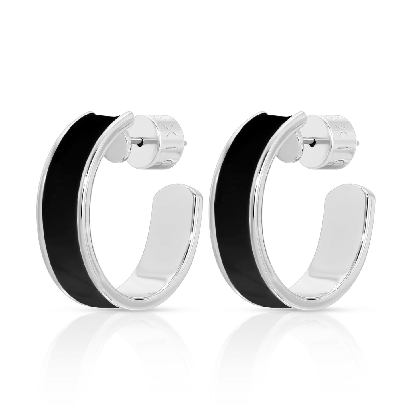 3/4" ENAMEL HOOPS by Eklexic