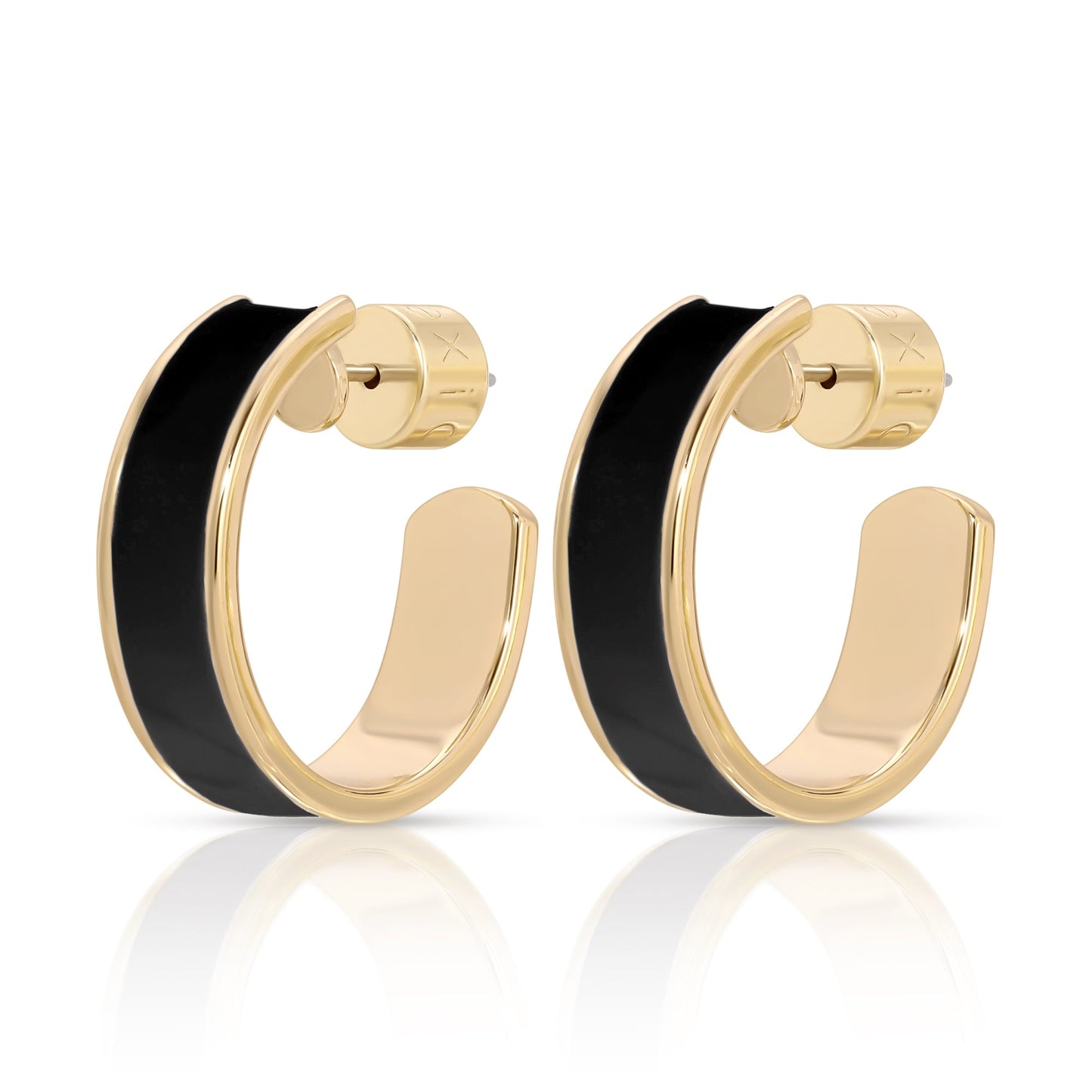 3/4" ENAMEL HOOPS by Eklexic