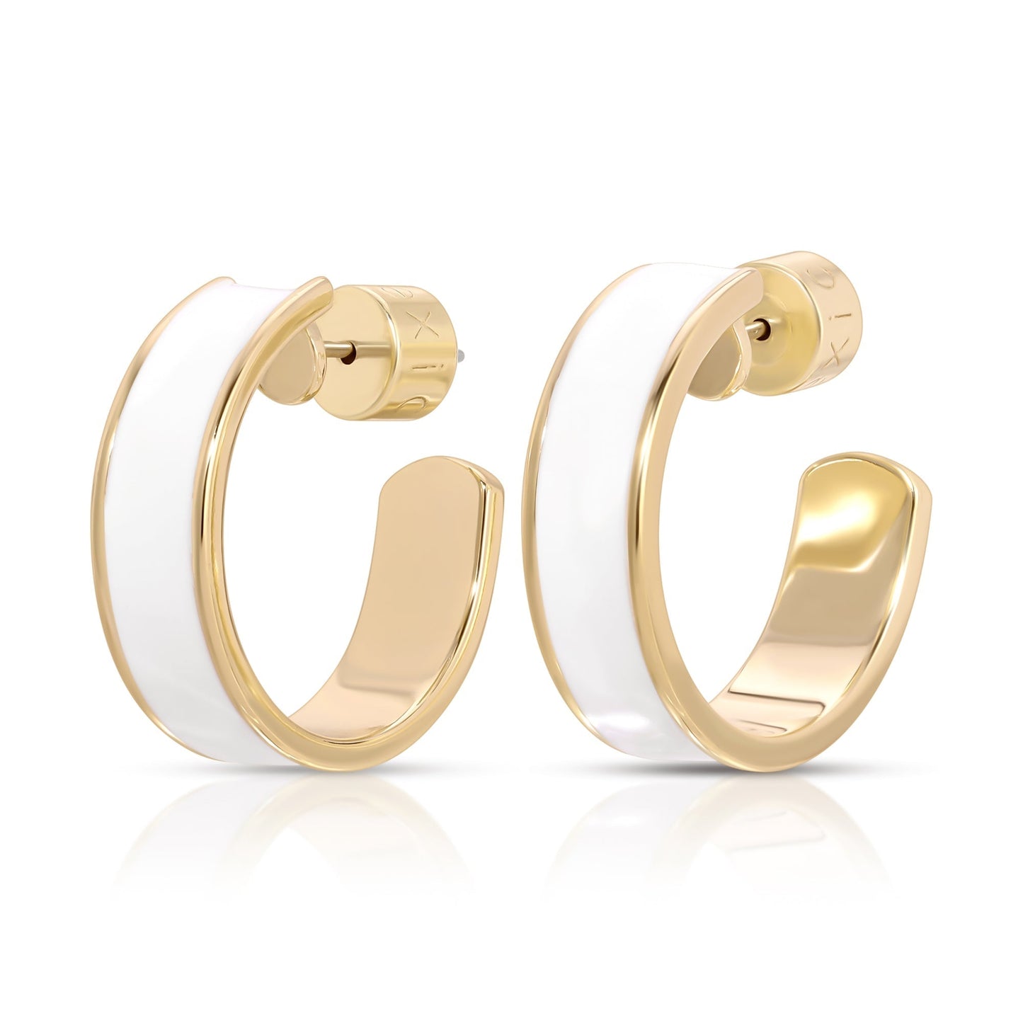 3/4" ENAMEL HOOPS by Eklexic
