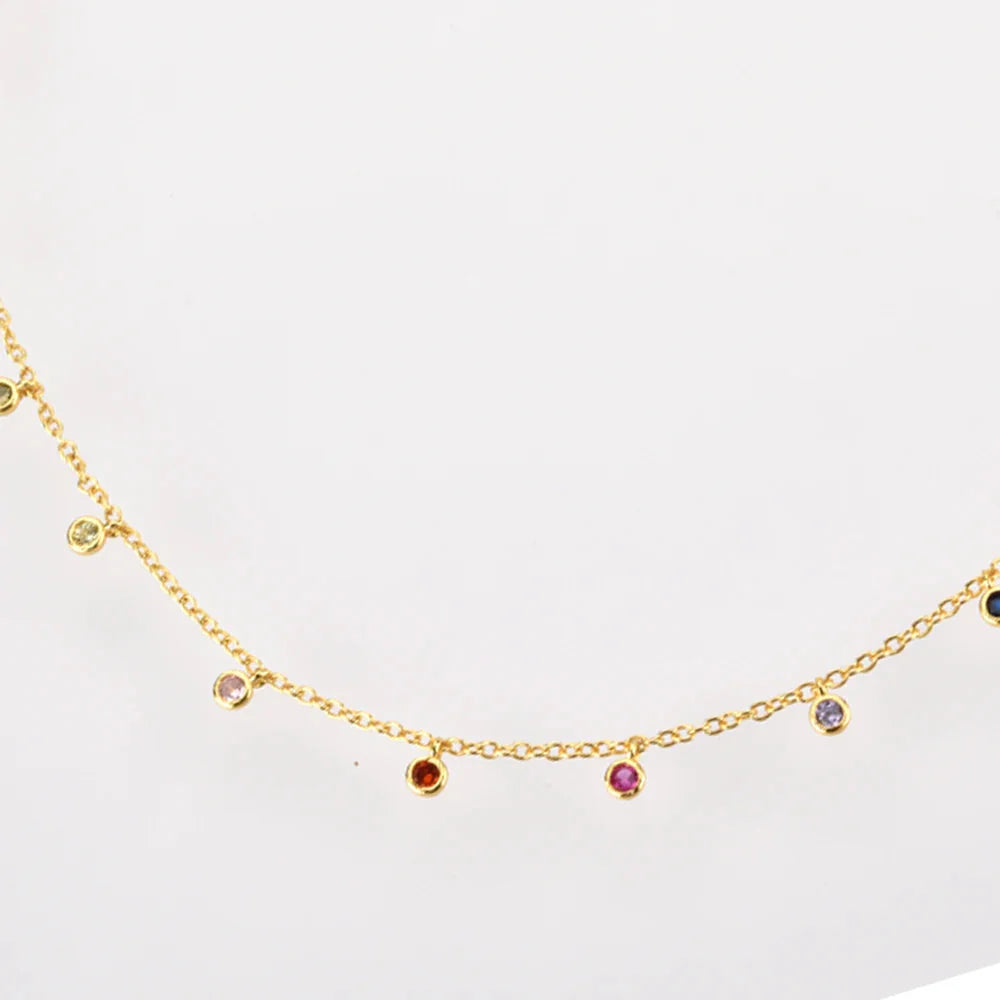 Daween Rainbow Stone Necklace