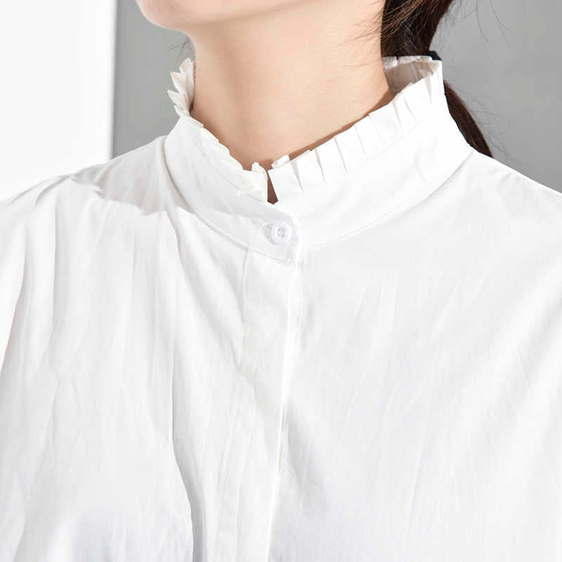 Akihiko Long Sleeve Irregular Shirt Dress