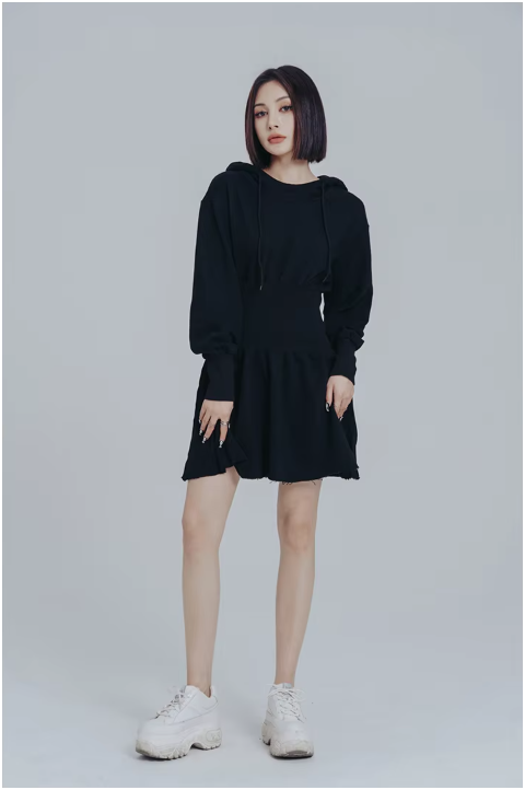 Egreeg Hooded Mini Dress