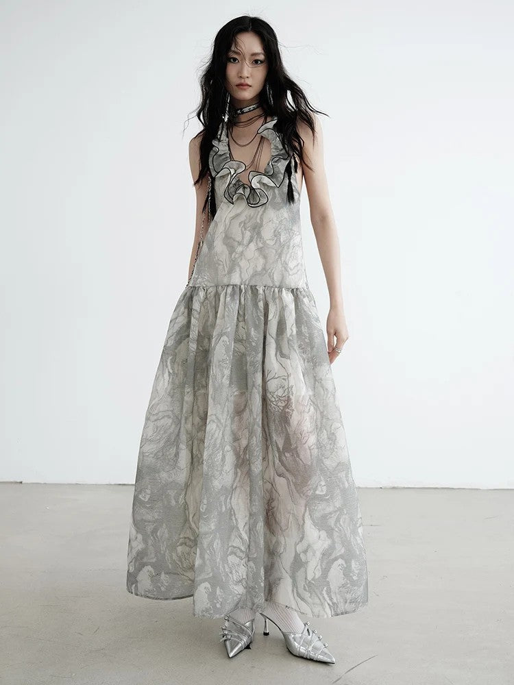 Marabella Ruffle Halter