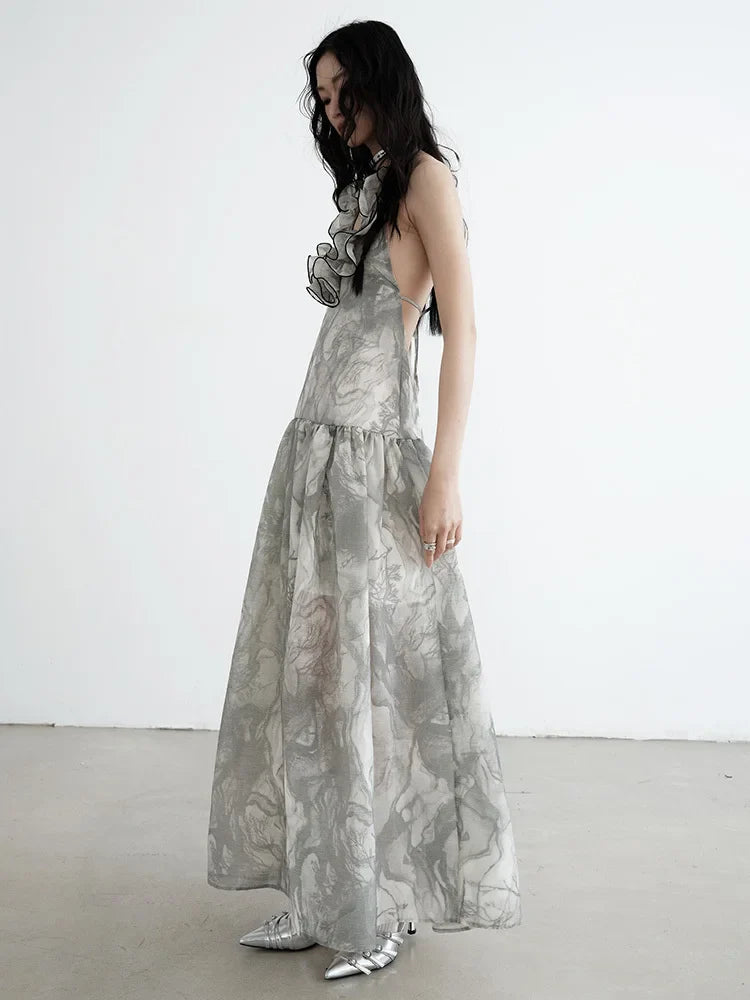 Marabella Ruffle Halter