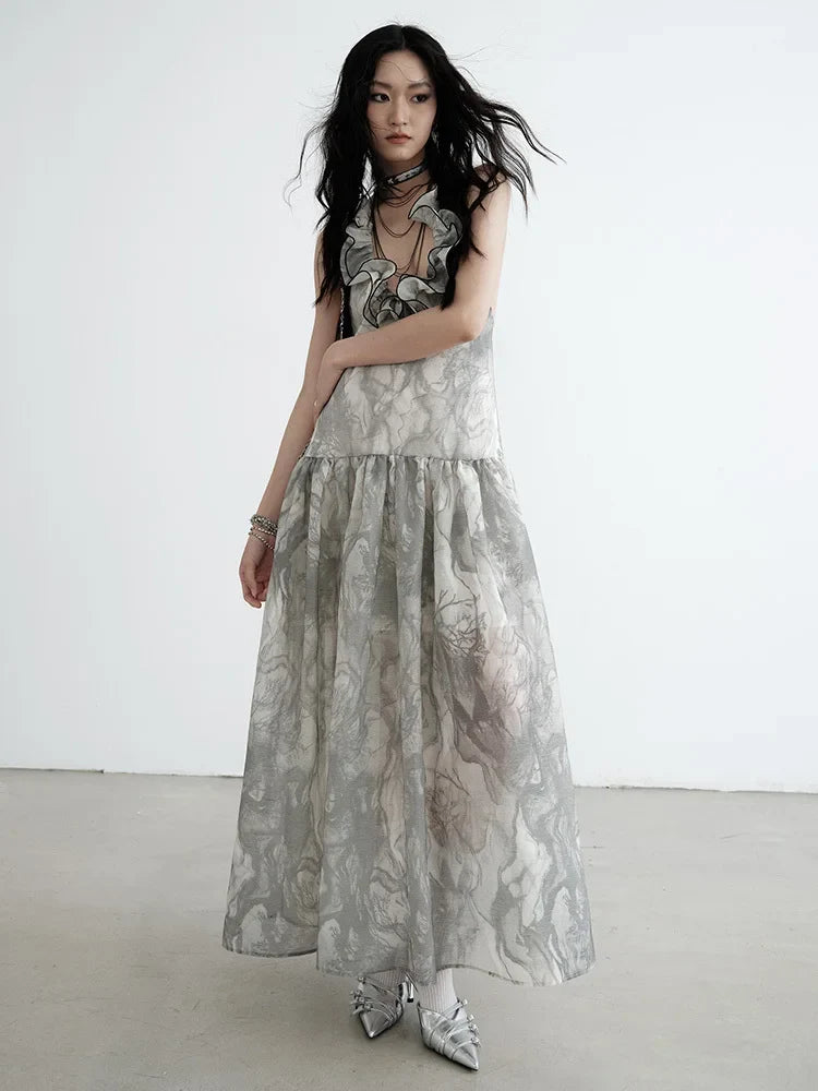 Marabella Ruffle Halter