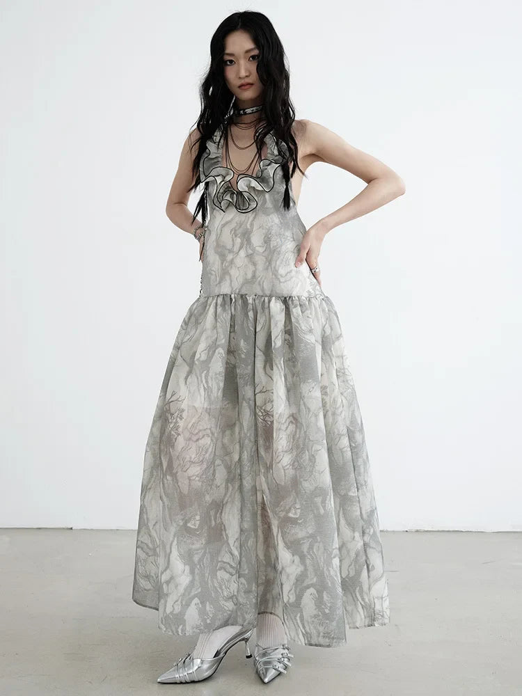 Marabella Ruffle Halter