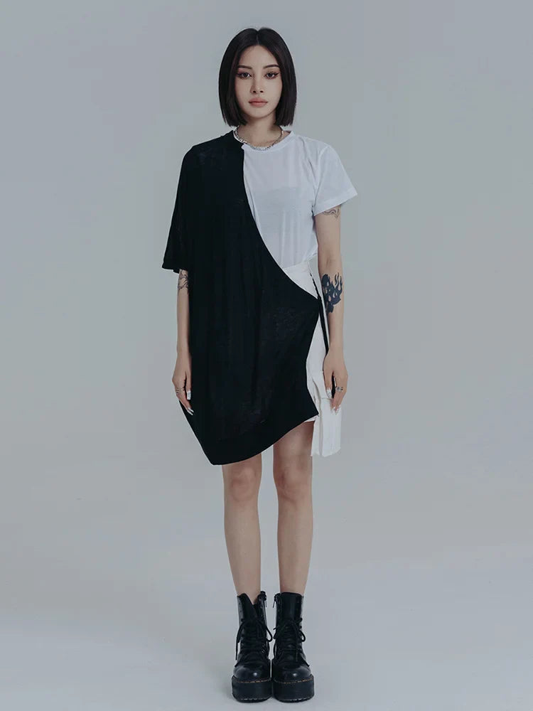 Mauricie Color Block Wrap Dress