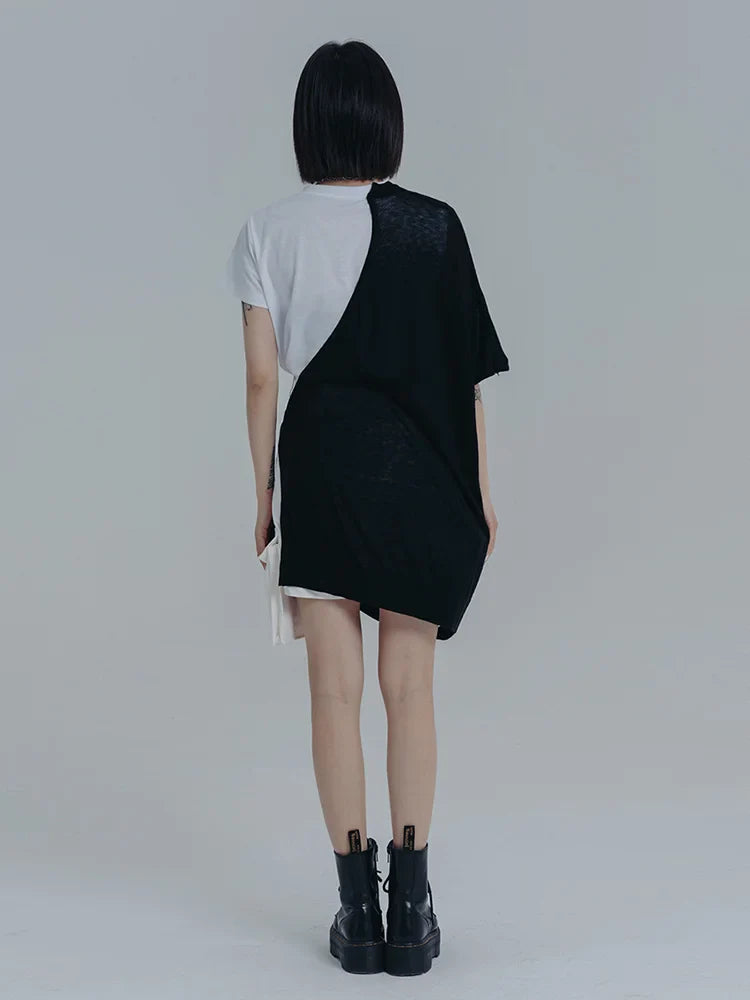 Mauricie Color Block Wrap Dress
