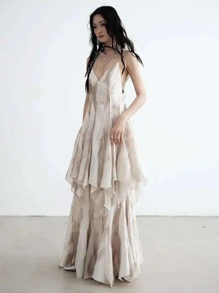 Mericott Ruffle Dress