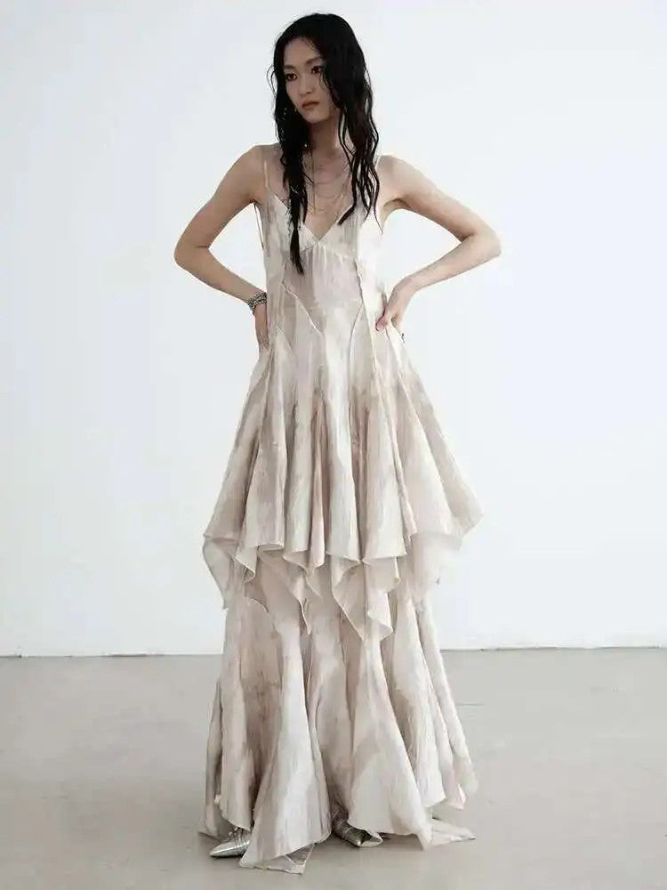 Mericott Ruffle Dress