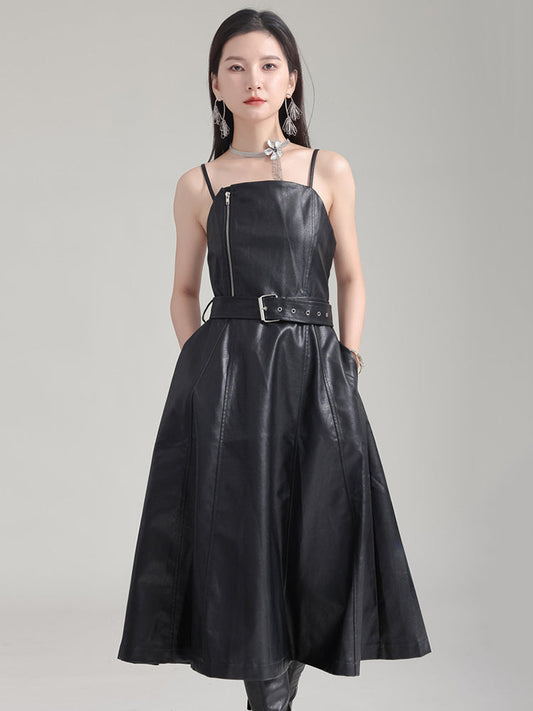 Musset Vegan Leather Dress