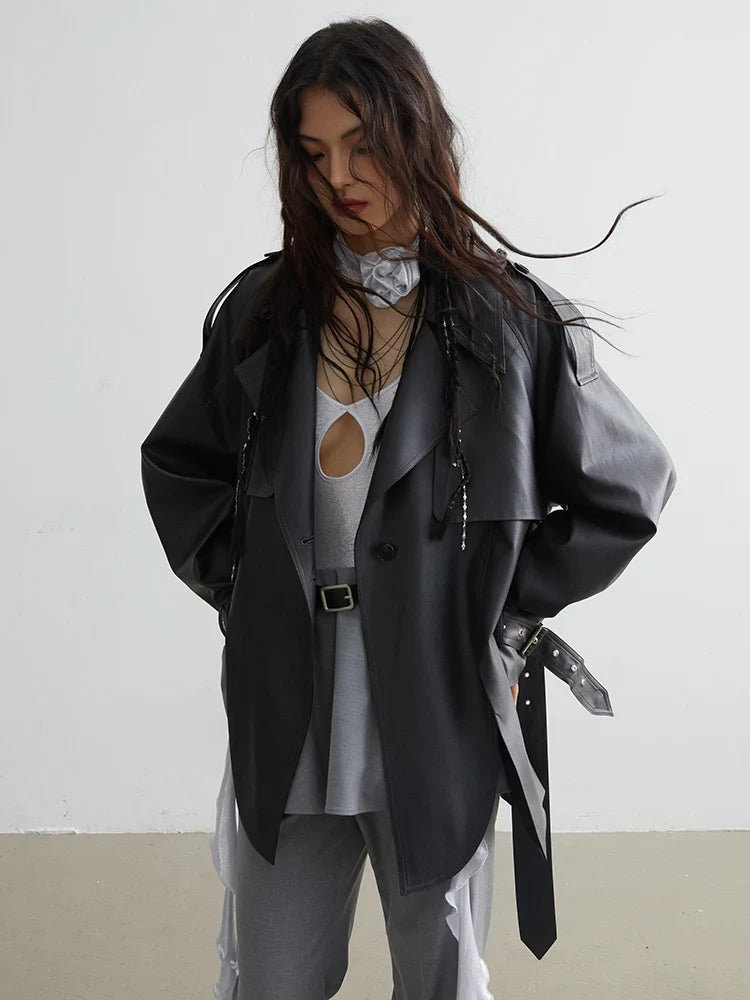 Piscada Vegan Leather Motorcycle Jacket