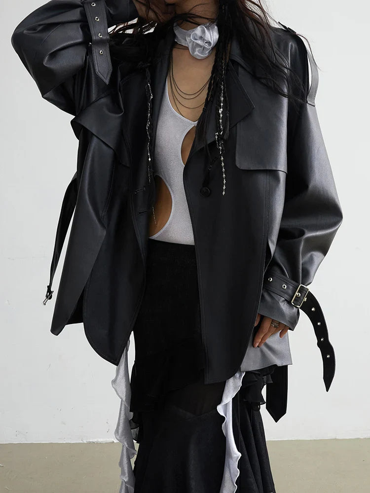 Piscada Vegan Leather Motorcycle Jacket