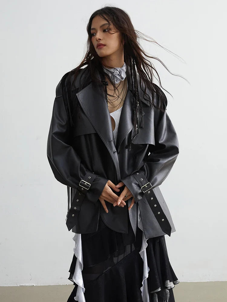 Piscada Vegan Leather Motorcycle Jacket